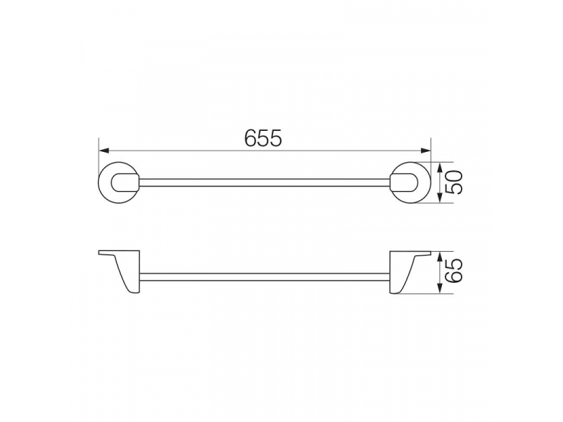 Купить Полотенцедержатель Veragio Oscar OSC-5221.CR, 60 см, хром