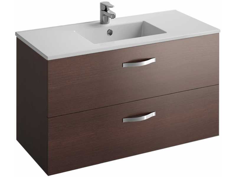 Купить Тумба под раковину Jacob Delafon Ola EB392RU-NR 100 см, темный дуб
