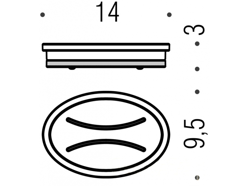 Купить Мыльница Colombo Land B2842