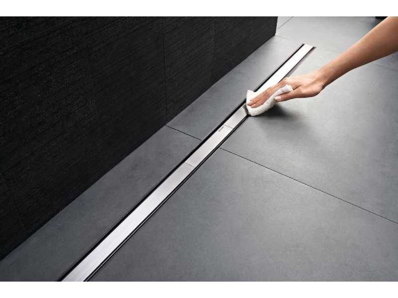 Купить Решетка душевого канала Geberit CleanLine20, 30-90 cм, нержавеющая сталь полированная/нержавеющая сталь матовая, 154.450.KS.1