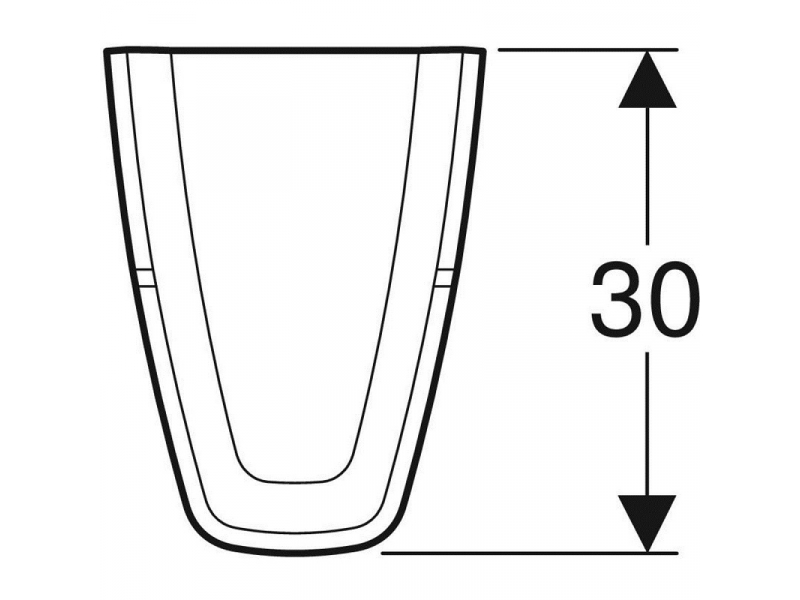 Купить Полупьедестал для раковины Geberit myDay 291410600, белый