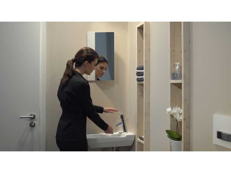 Купить Смеситель Hansgrohe Talis Select S 72040000 для раковины, со сливным гарнитуром