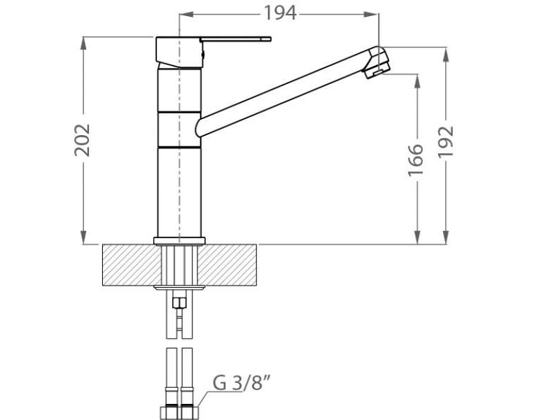 Купить Смеситель для кухни Alveus Granital Zenit G11 1119873, белый