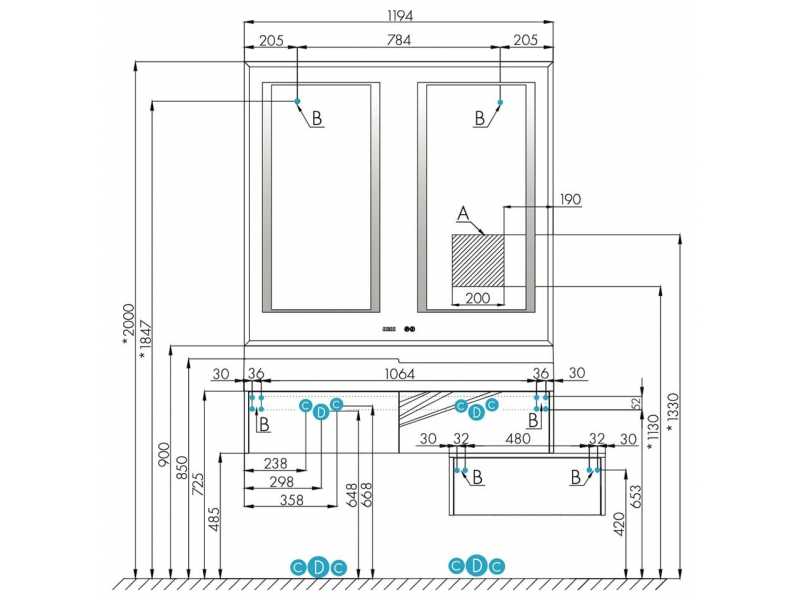 Купить Зеркало Акватон Сакура 120, с подсветкой, белый, 1A249702SKW80