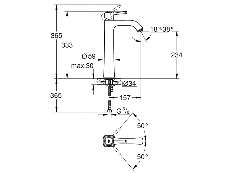 Купить Смеситель Grohe Grandera 23313IG0, хром/золото
