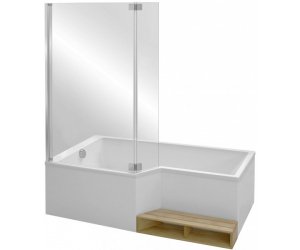 Ванна акриловая Jacob Delafon Bain Douche NEO E6D004-00 180 х 90 х 70, левая