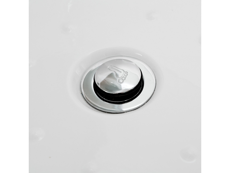 Купить Душевая кабина Deto Em EM4516 LED гм 160 x 85 см, с крышей, с Led подсветкой, с гидромассажем
