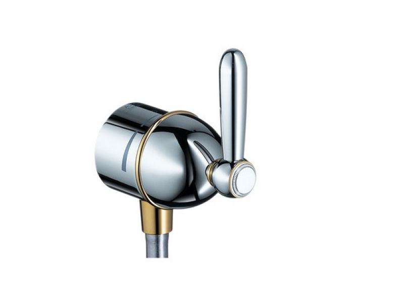 Купить Шланговое подсоединение Axor Carlton 17882090, хром с золотом