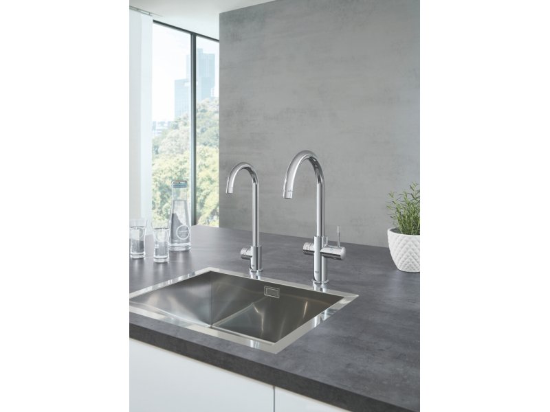 Купить Смеситель Grohe Red II Mono 30085001 для кухонной мойки, с водонагревателем