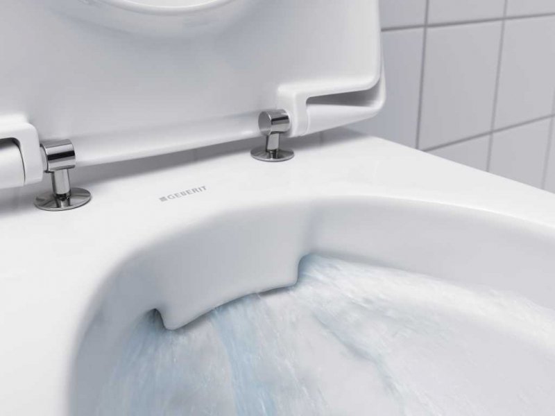 Купить Инсталляция Geberit с безободковым унитазом Geberit Acanto Rimfree, 500.301.KJ.A, сиденье микролифт, комплект Идеальная пара