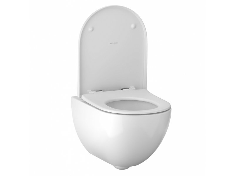 Купить Инсталляция Geberit с безободковым унитазом Geberit Acanto Rimfree, 500.301.KJ.A, сиденье микролифт, комплект Идеальная пара