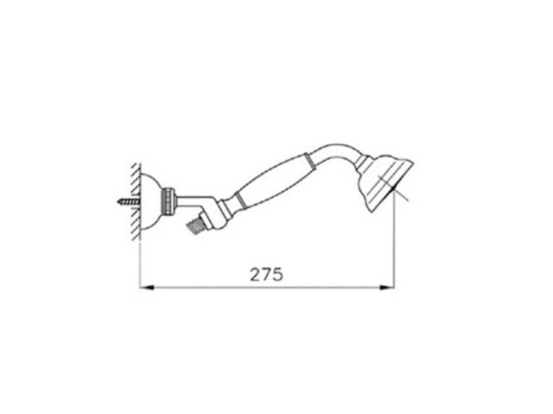 Купить Душевая лейка Nicolazzi Doccia Classica C7104MDB золото