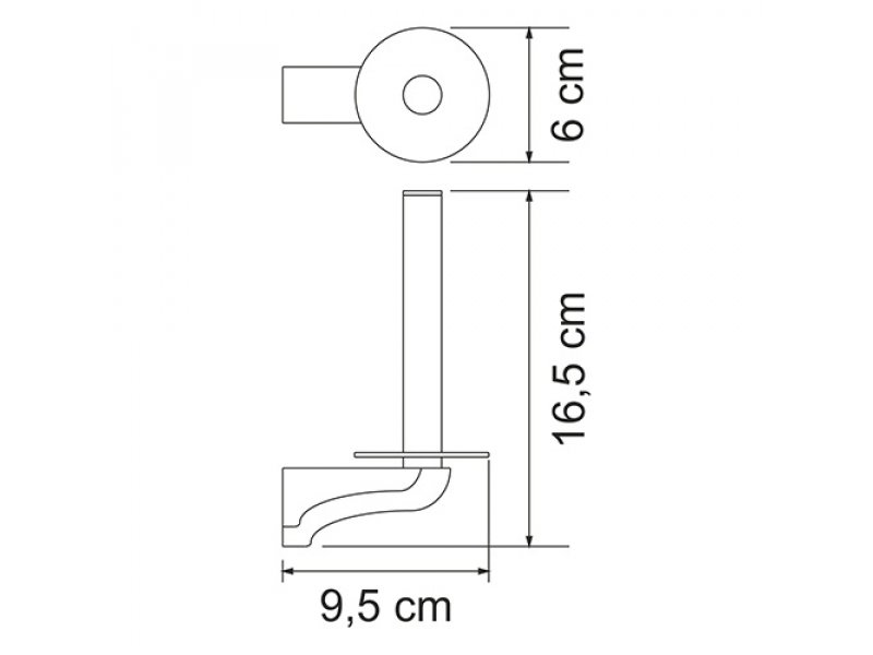 Купить Держатель туалетной бумаги WasserKraft Kammel К-8397