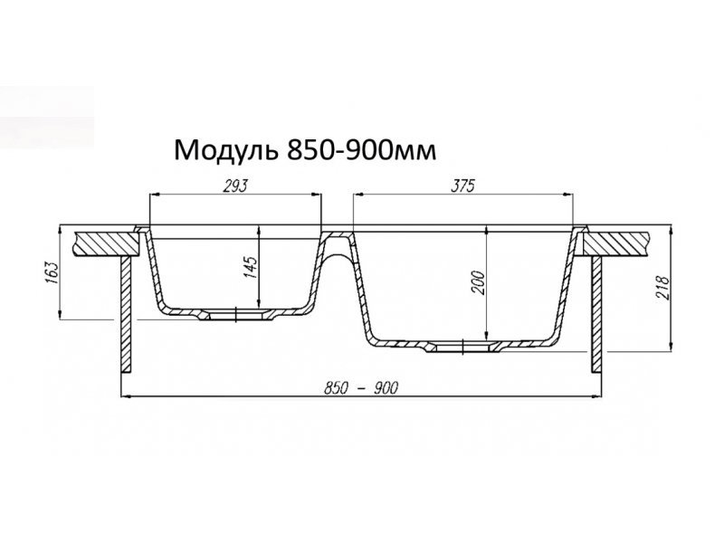 Купить Кухонная мойка Акватон Делия 78 DBL 1A723132DE290 78 x 52 x 21.8 см, шампань