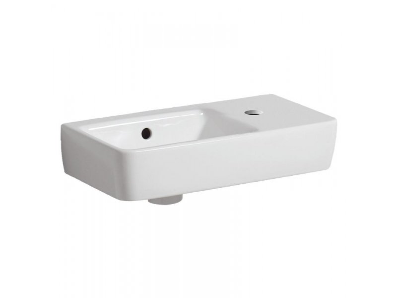 Купить Раковина Geberit Renova Compact, 50х25 белая, R/L