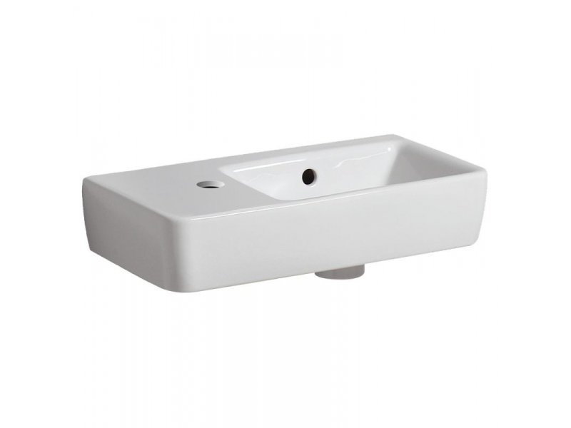 Купить Раковина Geberit Renova Compact, 50х25 белая, R/L