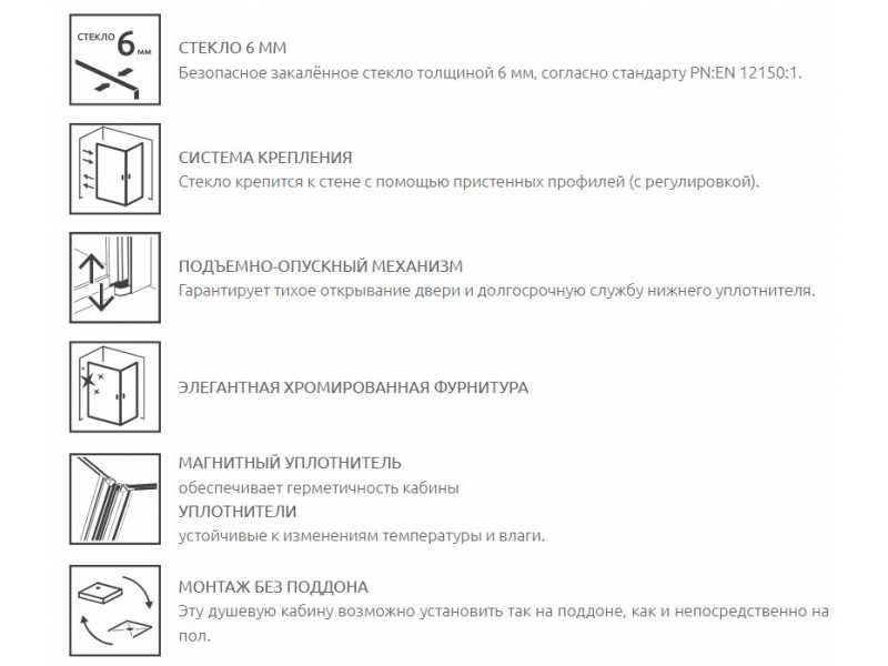 Купить Душевой уголок Radaway Almatea KDD 100L*80R, 100 x 80 х 195 см, стекло прозрачное, профиль хром, 32180-01-01N