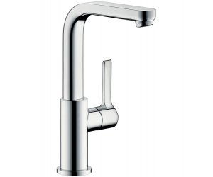 Смеситель для раковины Hansgrohe Metris S 31161000, поворотный излив, высокий