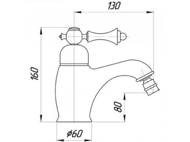 Купить Смеситель Migliore Bomond ML.BMD-9723.BR для биде - бронза