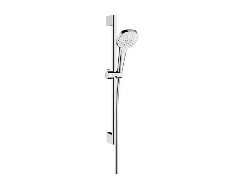 Купить Душевой гарнитур Hansgrohe Croma Select E 1jet EcoSmart 26585400, белый/хром