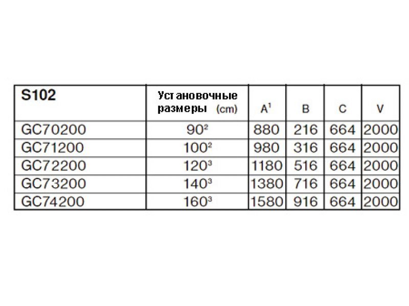 Купить Душевая дверь в проем Riho Scandic S-102 GC72200 120*200 см