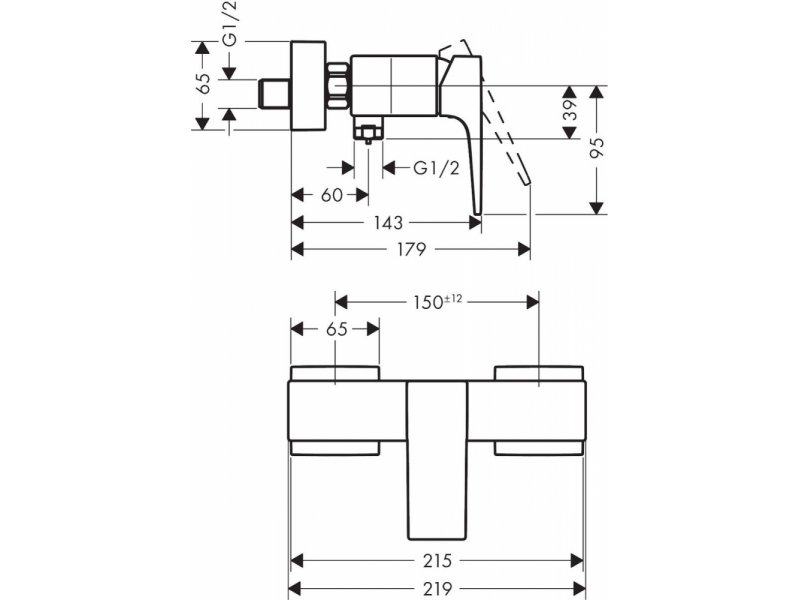 Купить Смеситель Hansgrohe Metropol 32560990 для душа, золото