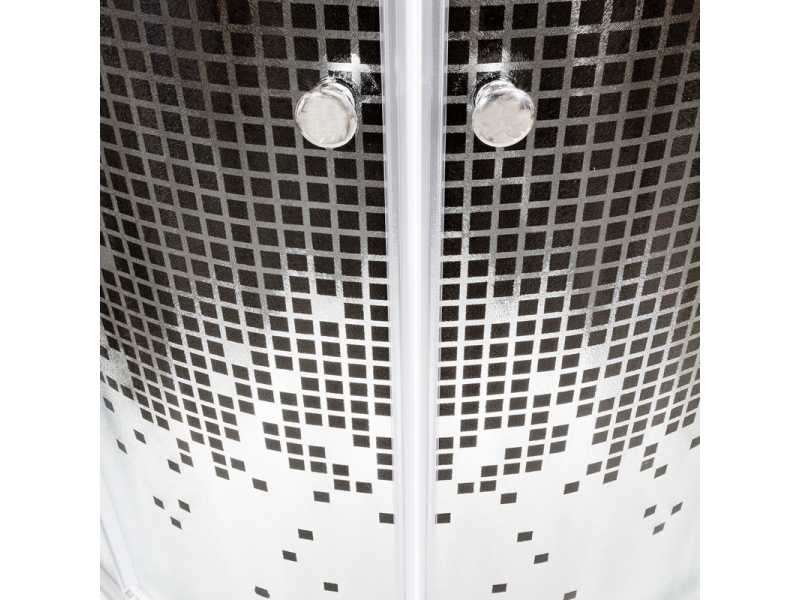 Купить Душевая кабина Deto L 890 N, 90 x 90 x 215 см, без крыши, с гидромассажем