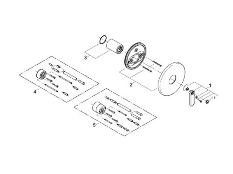 Купить Смеситель Grohe Veris 19367000 для душа, хром