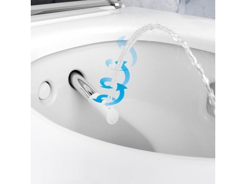 Купить Электронный унитаз Geberit AquaClean Mera Classic 146.204 подвесной и крышка-биде, цвет глянцевый хром