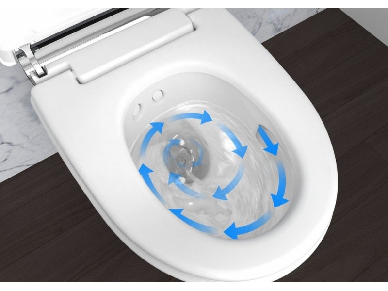 Купить Электронный унитаз Geberit AquaClean Mera Classic 146.204 подвесной и крышка-биде, цвет глянцевый хром