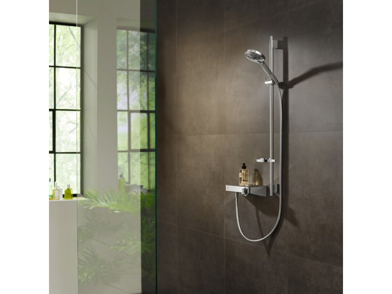 Купить Душевой гарнитур Hansgrohe Raindance Select S 120 3jet PowderRain 27667000, штанга 90 см