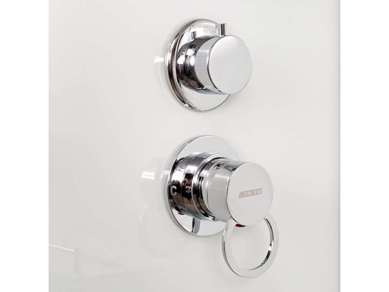 Купить Душевая кабина Deto D D119S LED 110 x 90 см, с крышей и LED подсветкой