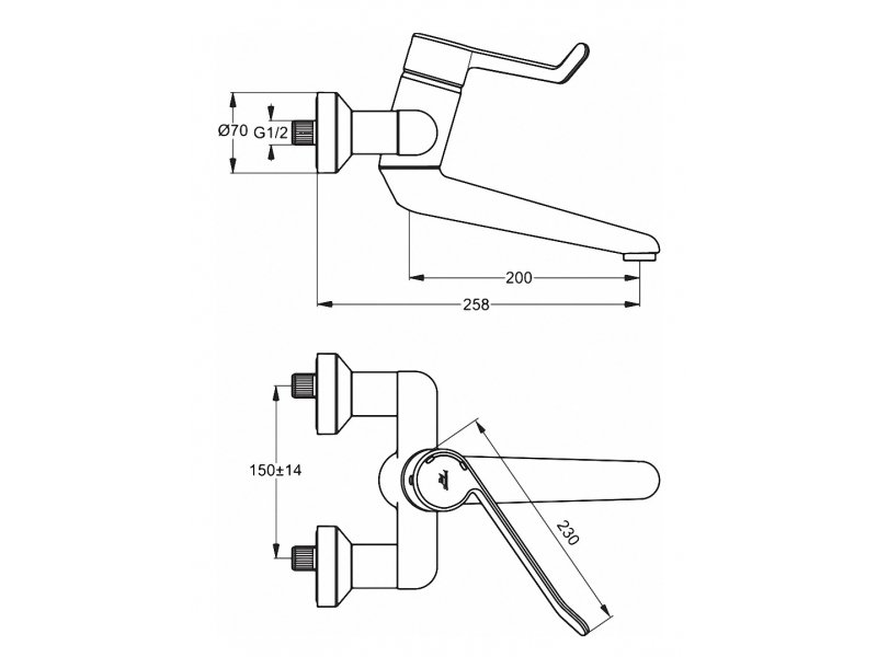 Купить Смеситель Ideal Standard Connect Air Piccolo для раковины, хром, A7017AA