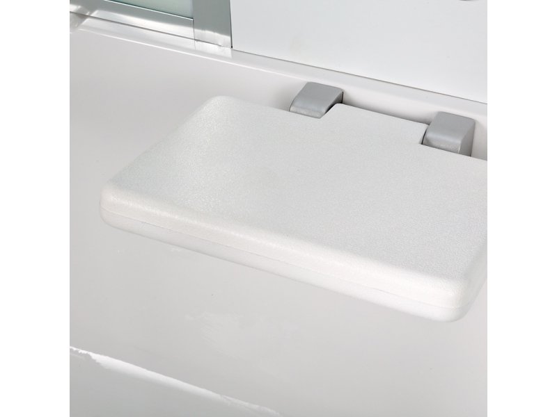 Купить Душевая кабина Deto Em EM4516 гм-эл 160 x 85 см, с крышей, электрикой и гидромассажем