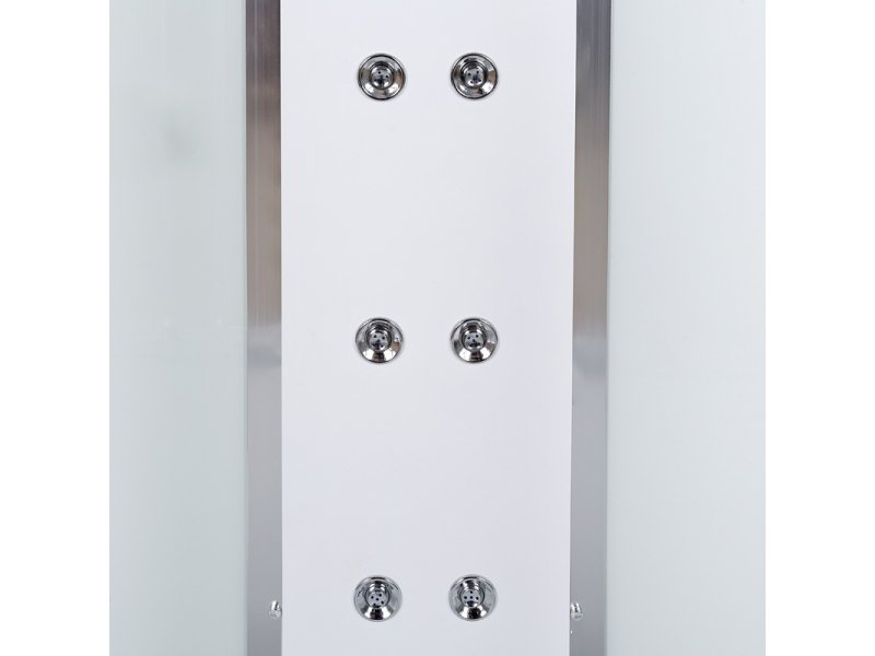 Купить Душевая кабина Deto Em EM4516 гм-эл 160 x 85 см, с крышей, электрикой и гидромассажем