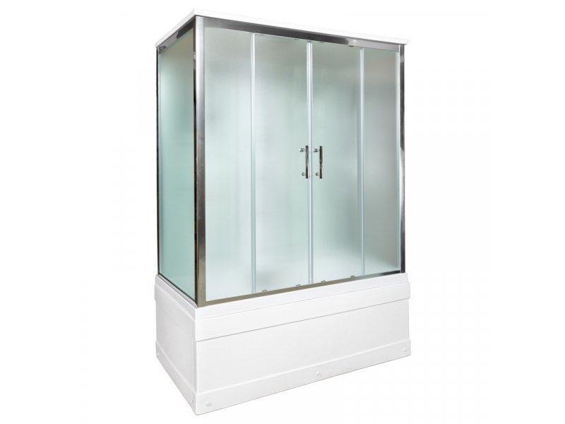 Купить Душевая кабина Deto Em EM4516 гм-эл 160 x 85 см, с крышей, электрикой и гидромассажем