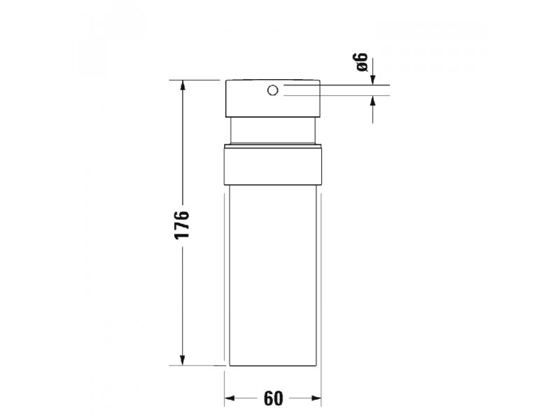 Купить Дозатор для мыла Duravit Starck T 0099354600, черный матовый