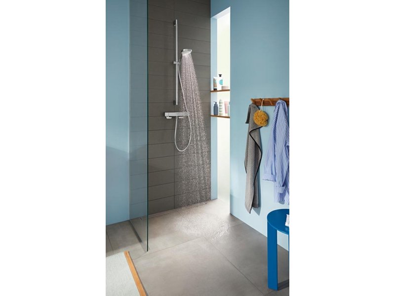 Купить Душевой гарнитур Hansgrohe Croma Select S Vario EcoSmart 26573400, штанга 90 см, белый/хром