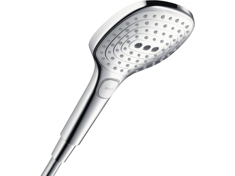 Купить Ручной душ Hansgrohe 26520000 Raindance Select E120 3jet, 12 см, 3 режима лейки, хром