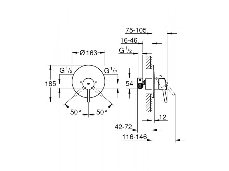 Купить Смеситель Grohe Concetto New 32213001 для душа в сборе