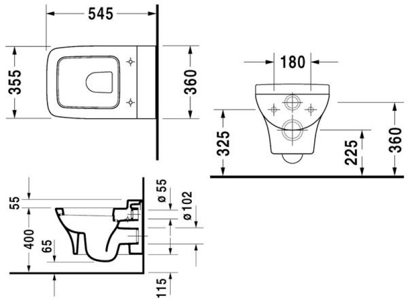 Купить Подвесной унитаз Duravit PuraVida 2219090000