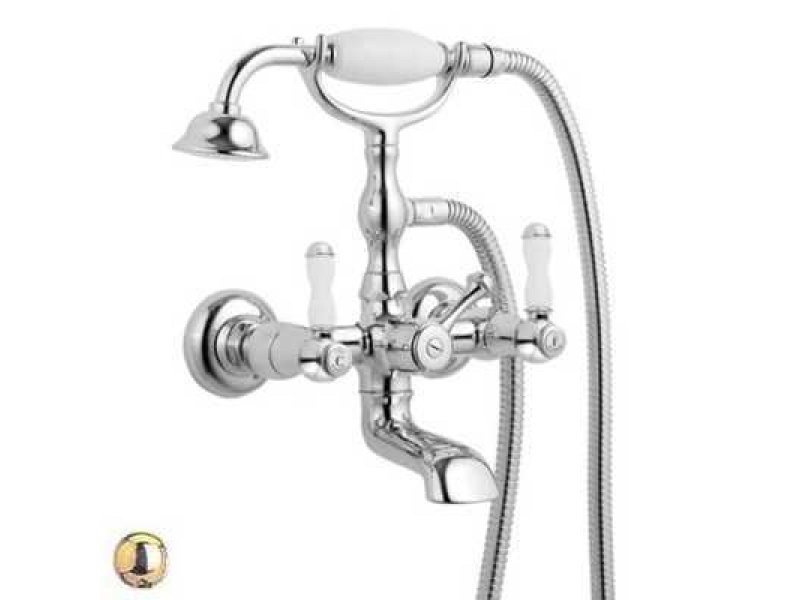 Купить Смеситель Bandini Antica 544720KK06 для ванны/душа, золото