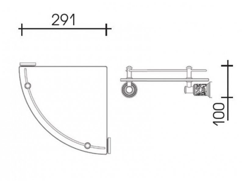 Купить Полка Schein Carving 7065048