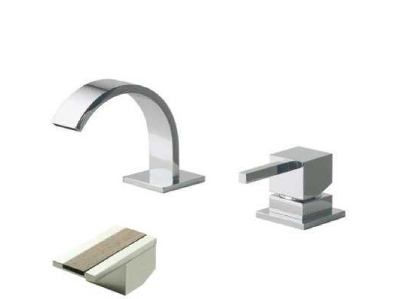 Купить Смеситель Bandini Ice Cube 2 752920SN05LW для биде, матовый никель/ручка венге