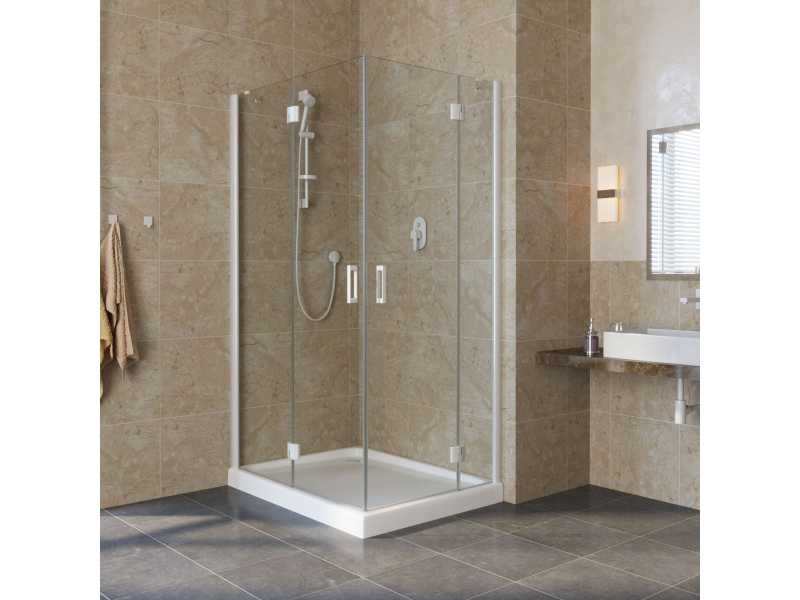 Купить Душевой уголок Vegas Glass AFA-F Lux, 120 x 90 x 199.5 см, профиль белый, стекло прозрачное