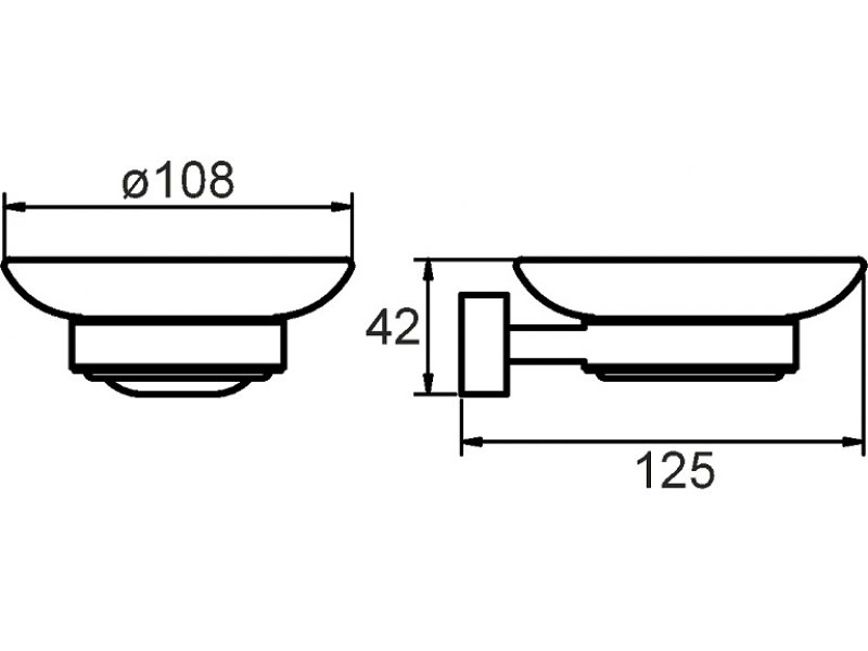 Купить Мыльница Milardo Solomon SOLSMG0M42