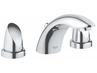 Смеситель Grohe Aria 20147 000 для раковины на три отверстия, керамические вентили