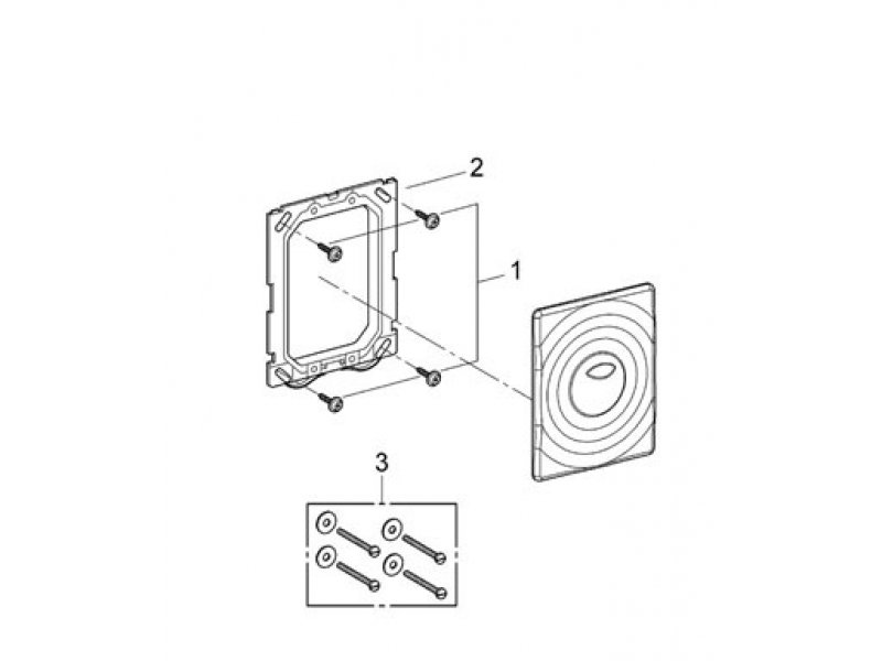 Купить Кнопка для инсталляции Grohe Skate 38861000, хром