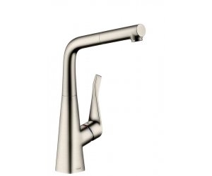 Смеситель Hansgrohe Metris 14821800 для кухонной мойки, под сталь