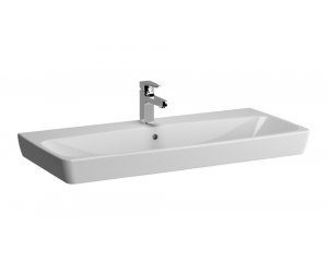 Раковина Vitra Metropole 5664B003-0001 100 см, подвесная, с переливом